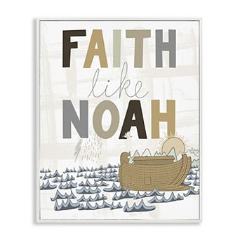 Stupell Home Decor Noah's Ark Faith Canvas Wall Art