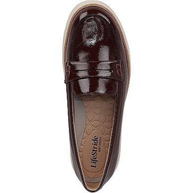 LifeStride Chelsea Women's Moc Toe Slip-On Loafers
