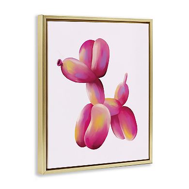 Stupell Home Decor Balloon Dog Wood Framed Wall Art