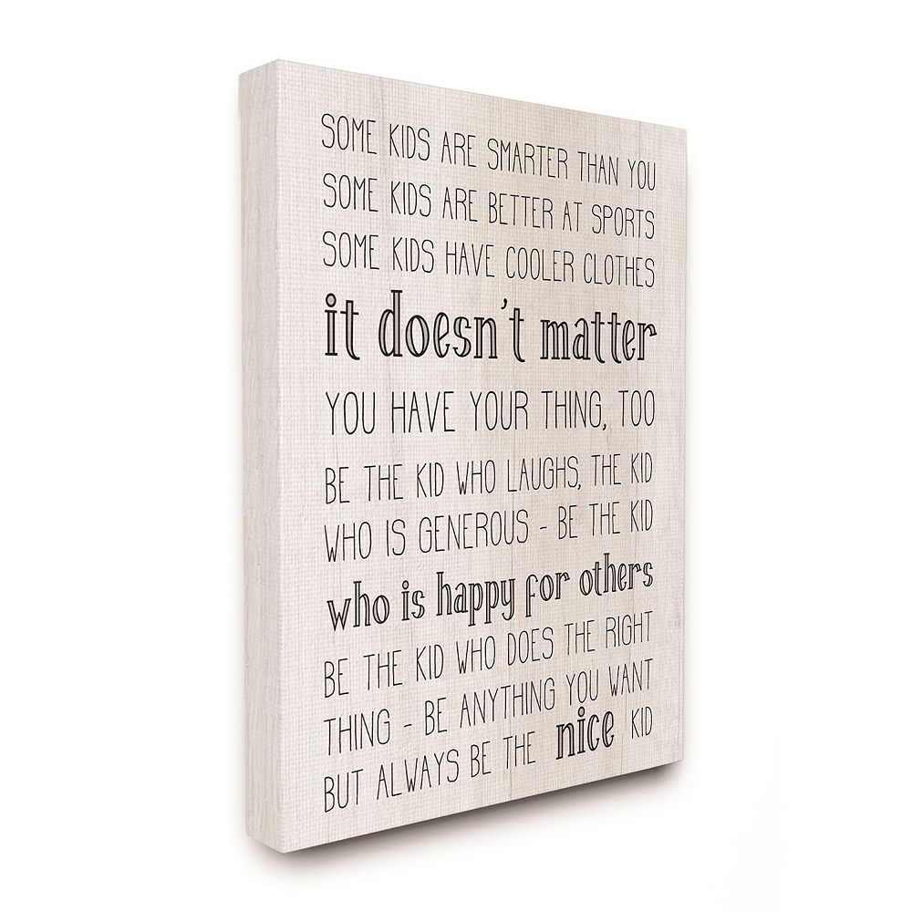 Stupell Home Decor Inspirational Family Canvas Wall Art