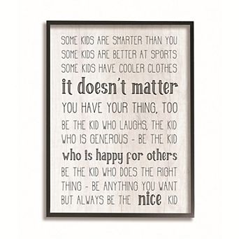 Stupell Home Decor Inspirational Family Wood Textured Framed Canvas Wall Art