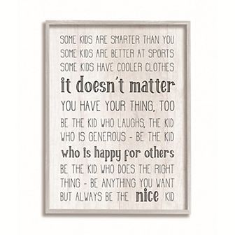 Stupell Home Decor Inspirational Family Wood Textured Framed Canvas Wall Art