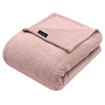 Nicole Miller Comfy Jacquard Bed Blanket
