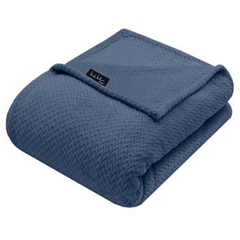 Nicole Miller Comfy Jacquard Bed Blanket