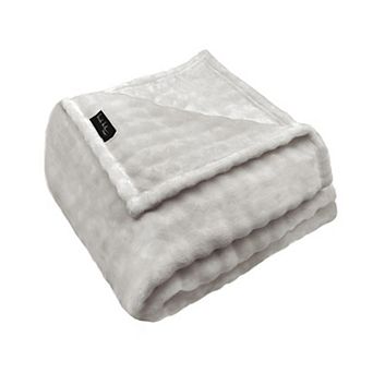 Nicole Miller Bubble Textured Plush Throw Blanket