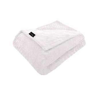 Nicole Miller Anya Dot Textured Throw Blanket