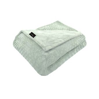Nicole Miller Anya Dot Textured Throw Blanket