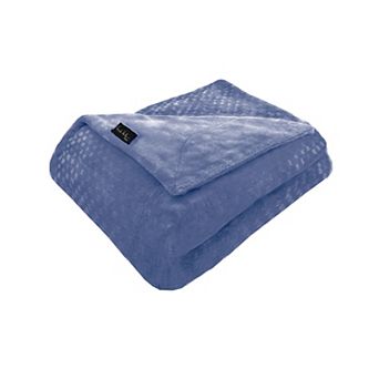 Nicole Miller Anya Dot Textured Throw Blanket