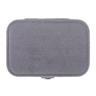 Jewelry Box for Women Girls Birthday Gifts, Small Portable Velvet Jewelry Organizer Case 6*4*2in