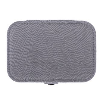 Jewelry Box for Women Girls Birthday Gifts, Small Portable Velvet Jewelry Organizer Case 6*4*2in