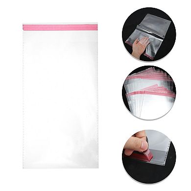 Durable with Hole Clear Self Sealing Bags for Treats 50 Pcs