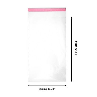 Waterproofing with Hole Clear Self Sealing Bags for Treats 50 Pcs