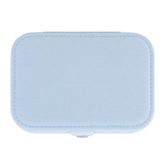 Travel Jewelry Box for Women Girls Birthday Gifts, Portable Velvet Jewelry Case 6*4*2in