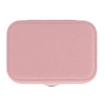 Travel Jewelry Box for Women Girls Birthday Gifts, Portable Velvet Jewelry Case 6*4*2in