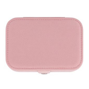 Travel Jewelry Box for Women Girls Birthday Gifts, Portable Velvet Jewelry Case 6*4*2in