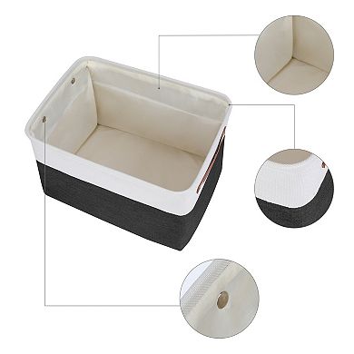 Storage Cube for Shelves Closet, 3 Pcs Fabric Storage Bin with Handles, Storage Basket 15x11x9.4in