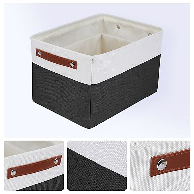 Storage Cube for Shelves Closet, 3 Pcs Fabric Storage Bin with Handles, Storage Basket 15x11x9.4in