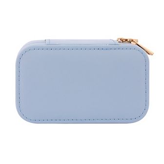 Portable PU Leather Jewelry Box for Women, Mini Jewelry Organizer Case 5*3*2.4in