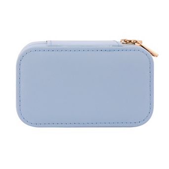 Portable PU Leather Jewelry Box for Women, Mini Jewelry Organizer Case 5*3*2.4in