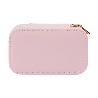 Portable PU Leather Jewelry Box for Women, Mini Jewelry Organizer Case 5*3*2.4in