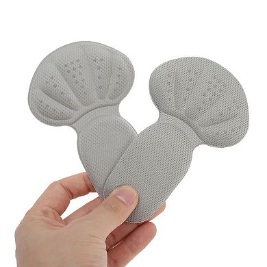 Two-in-one Shoes Heel Pads One Size Gray 1 Pair