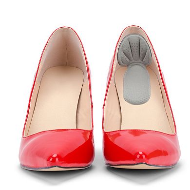 Two-in-one Shoes Heel Pads One Size Gray 1 Pair