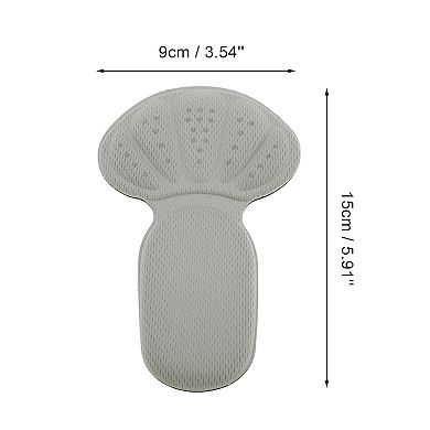 Two-in-one Shoes Heel Pads One Size Gray 1 Pair