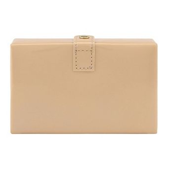 Travel Jewelry Box for Women, Portable Jewelry Organizer Case with Mirror 5.5*3.5*1.6in