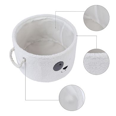 Set of 3 Cotton Self-supporting Storage Cube, Storage Bin with Handles, Storage Basket 13*8.1in