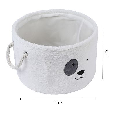 Set of 3 Cotton Self-supporting Storage Cube, Storage Bin with Handles, Storage Basket 13*8.1in