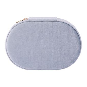 Travel Jewelry Box for Women Girls Birthday Gifts, Small Portable Jewelry Organizer Case 6*4*2in