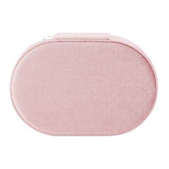 Travel Jewelry Box for Women Girls Birthday Gifts, Small Portable Jewelry Organizer Case 6*4*2in