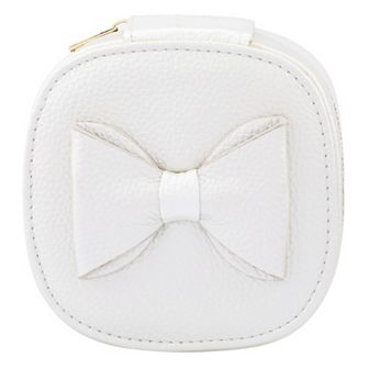 PU Leather Travel Jewelry Box with Mirror for Women, Portable Jewelry Organizer Case 5*5*3in