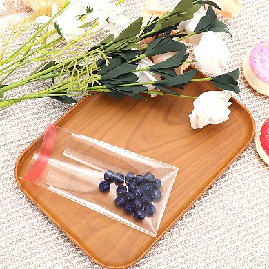 Dustproof without Hole Clear Self Sealing Bags for Treats 300 Pcs