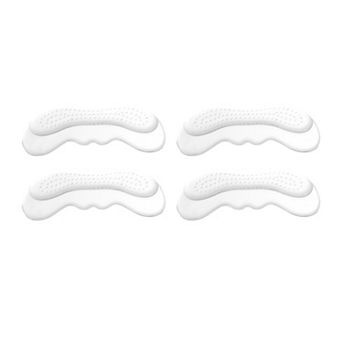 Concealed Shoes Heel Pads One Size Transparent 2 Pair