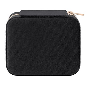 Travel Jewelry Box with Mirror for Birthday Gifts, Portable Jewelry Organizer Case 4*3.5*2in