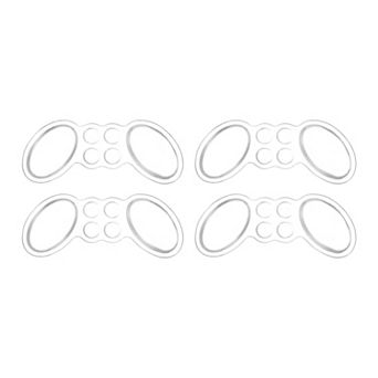 Concealed Thick Shoes Heel Pads One Size Transparent 2 Pair