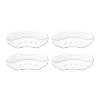 Concealed Thin Shoes Heel Pads One Size Transparent 2 Pair