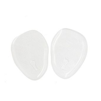 2 pc Transparent Silicone Gel Forefoot Insole Pads High Heel Shoes Cushions