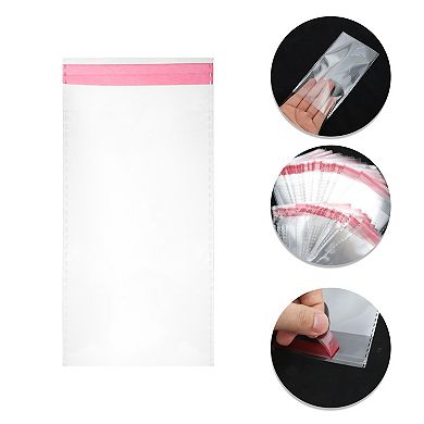 Lightweight without Hole Clear Self Sealing Bags for Treats 100 Pcs