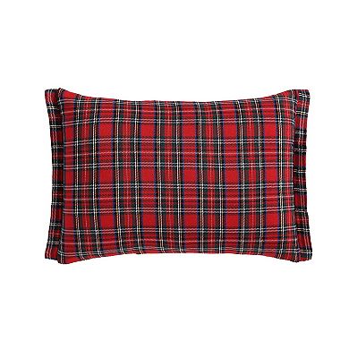 Red Truck with Christmas Tree Throw Pillow