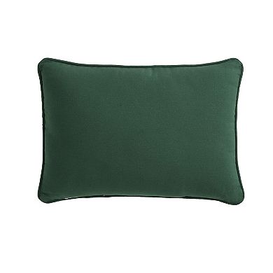 Holiday Embroidered Multi-Tree Throw Pillow