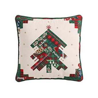 Christmas Tree Throw Pillow