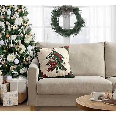 Christmas Tree Throw Pillow