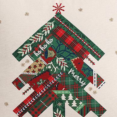 Christmas Tree Throw Pillow