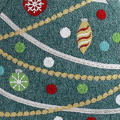 Christmas Tree Shaped Throw Pillow