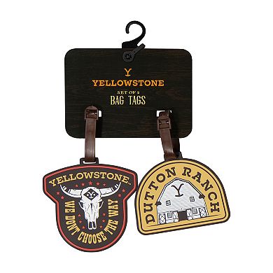 Yellowstone 2-pc. Luggage Tag Set