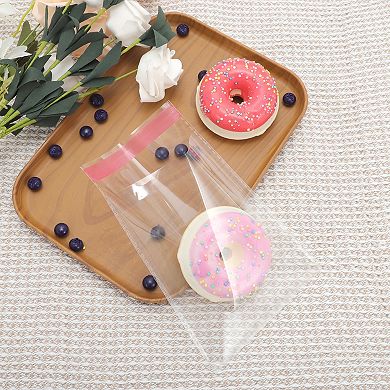 Lightweight without Hole Clear Self Sealing Bags for Treats 4.72"x5.91" 300 Pcs