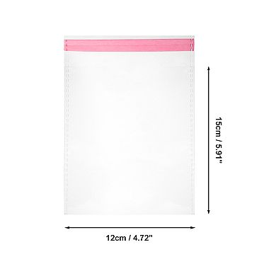 Lightweight without Hole Clear Self Sealing Bags for Treats 4.72"x5.91" 300 Pcs