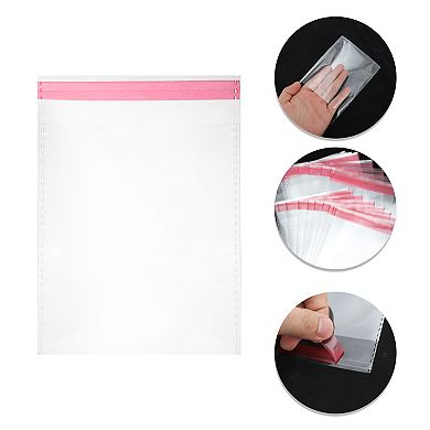 Lightweight without Hole Clear Self Sealing Bags for Treats 4.72"x5.91" 300 Pcs